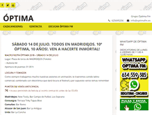 Tablet Screenshot of optimafm.es
